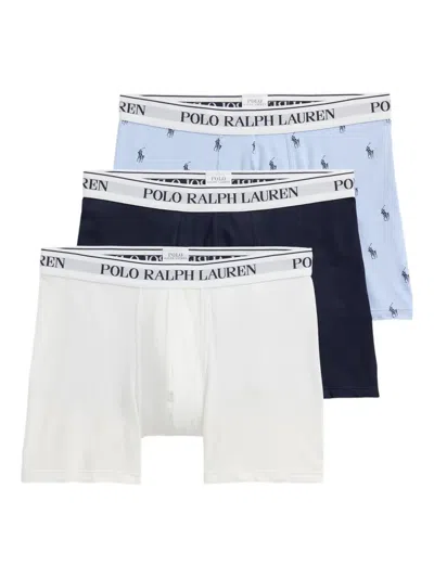 Polo Ralph Lauren Logo-waistband Boxers (pack Of Three) In Multi