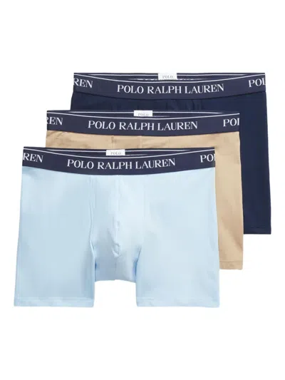 Polo Ralph Lauren Logo-waistband Boxers (pack Of Three) In Multi