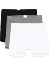 Polo Ralph Lauren Logo-waistband Boxers (pack Of Three) In Black