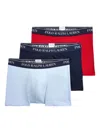 Polo Ralph Lauren Logo-jacquard Stretch-cotton Trunks In Blue