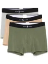 Polo Ralph Lauren Logo-waistband Boxers (pack Of Three) In Grey