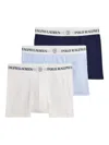 Polo Ralph Lauren Logo-waistband Boxers (pack Of Three) In Multi