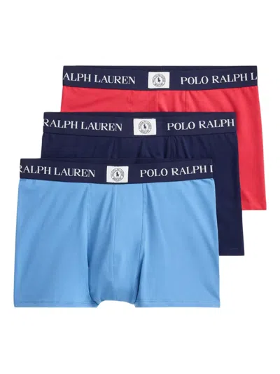 Polo Ralph Lauren Logo-waistband Boxers (pack Of Three) In Multi