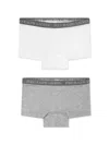 Polo Ralph Lauren Logo-waistband Boxers (pack Of Two) In 灰色