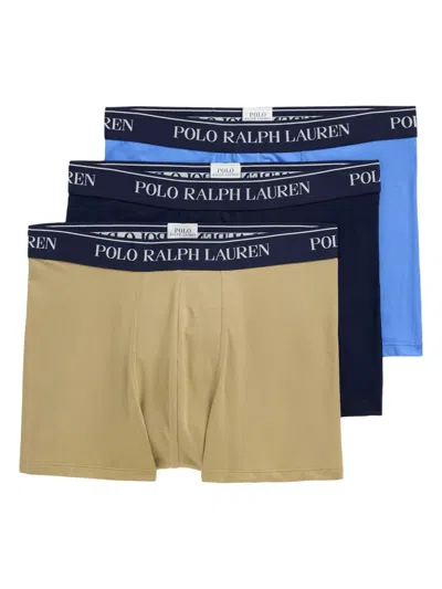 Polo Ralph Lauren Logo-waistband Boxers Set In Blue