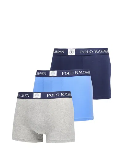 Polo Ralph Lauren Logo-waistband Boxers (set Of Three) In Multi