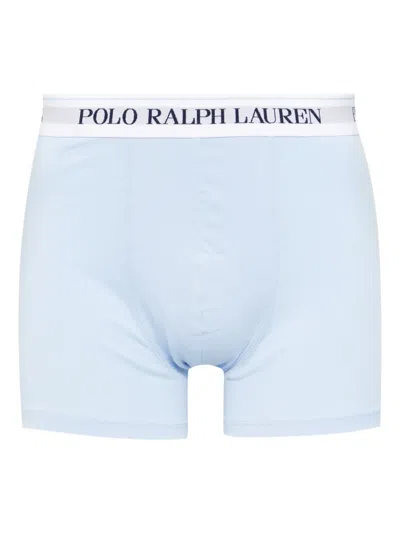 Polo Ralph Lauren Logo-waistband Brief In Blue