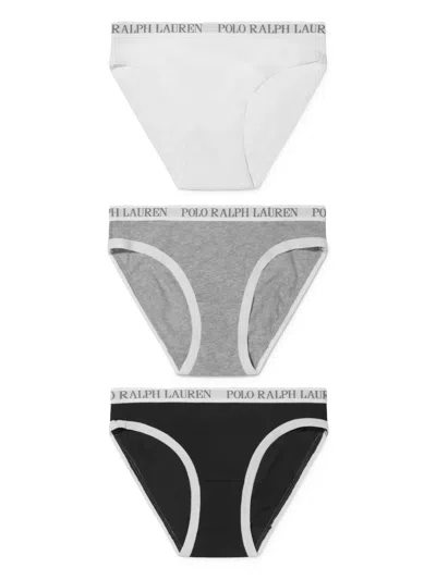 POLO RALPH LAUREN LOGO-WAISTBAND BRIEFS (PACK OF THREE)