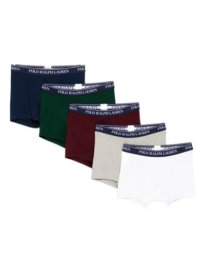 POLO RALPH LAUREN LOGO-WAISTBAND BRIEFS (SET OF FIVE)