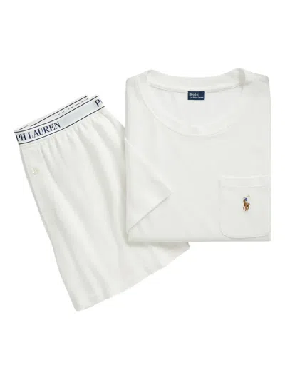Polo Ralph Lauren Logo-waistband Cotton Pyjama Set