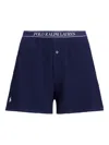 Polo Ralph Lauren Logo-waistband Pyjama Shorts In Blue