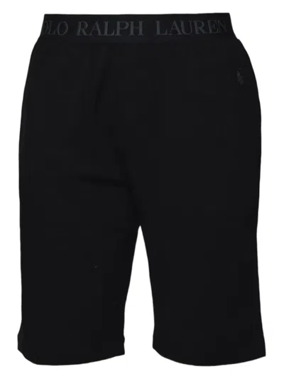Polo Ralph Lauren Logo Waistband Shorts In Black