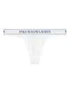 Polo Ralph Lauren Logo-waistband Thong In White