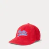 Polo Ralph Lauren Logo Washed Twill Ball Cap In Rl 2000 Red