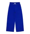 Polo Ralph Lauren Toddler And Little Girls French Terry Wide-leg Sweatpants In Blue