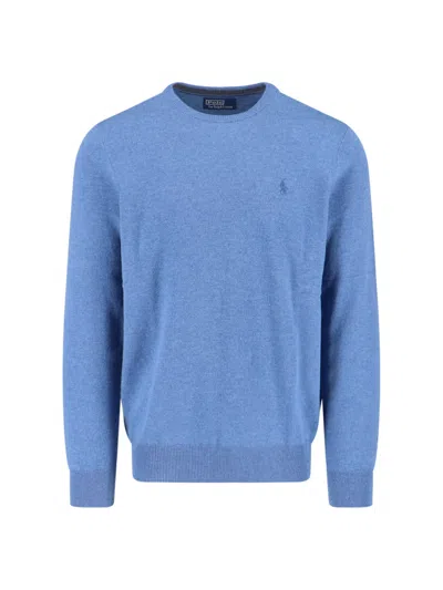 POLO RALPH LAUREN LOGO WOOL SWEATER