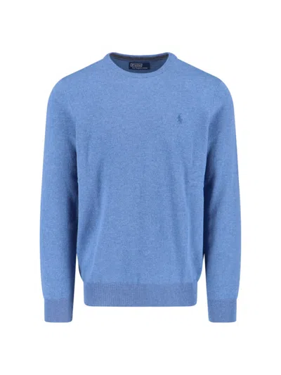 POLO RALPH LAUREN LOGO WOOL SWEATER