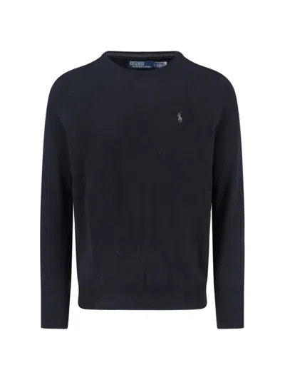 POLO RALPH LAUREN LOGO WOOL SWEATER