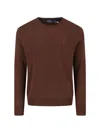 Polo Ralph Lauren Men's Sweaters Ralph Lauren - Ls Cn Pp Long Sleeve Pullover - Brown In Brown