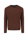 Polo Ralph Lauren Men's Sweaters Ralph Lauren - Ls Cn Pp Long Sleeve Pullover - Brown In Brown