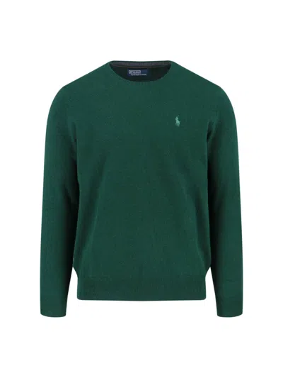 POLO RALPH LAUREN LOGO WOOL SWEATER