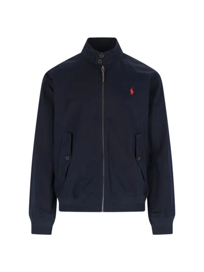POLO RALPH LAUREN POLO RALPH LAUREN LOGO ZIP JACKET – NAVY BLUE