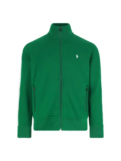 POLO RALPH LAUREN LOGO ZIP SWEATSHIRT