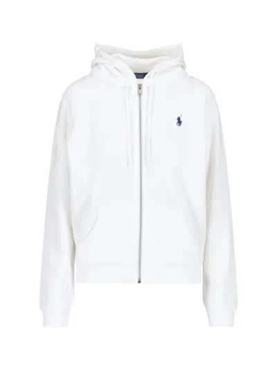 POLO RALPH LAUREN LOGO ZIP SWEATSHIRT