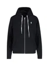 Polo Ralph Lauren Felpa In Misto Cotone Nero Donna