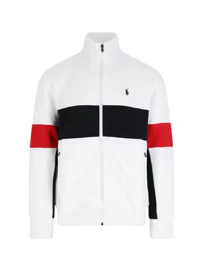 POLO RALPH LAUREN LOGO ZIP SWEATSHIRT