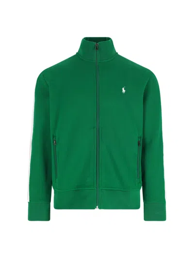 POLO RALPH LAUREN LOGO ZIP SWEATSHIRT
