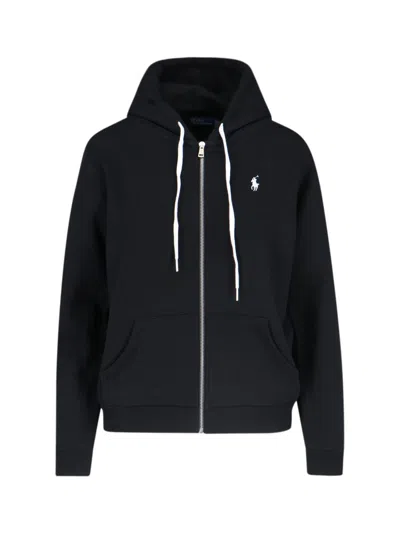 POLO RALPH LAUREN LOGO ZIP SWEATSHIRT