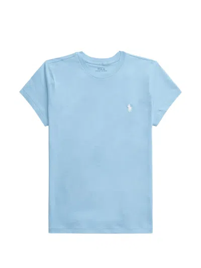 Polo Ralph Lauren Logo-detail T-shirt In Blue