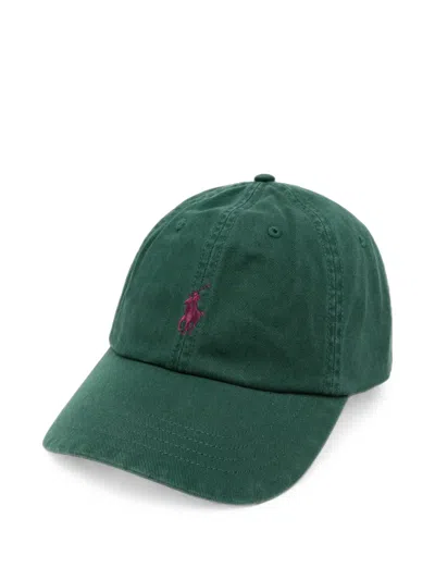 Polo Ralph Lauren Logo-embroidered Baseball Cap In Green