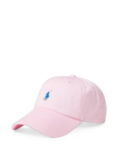 Polo Ralph Lauren Logo-embroidered Baseball Cap In Pink
