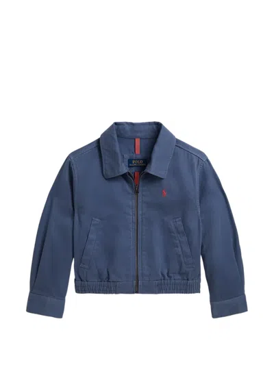 Polo Ralph Lauren Logo-embroidered Bomber Jacket In Animal Print