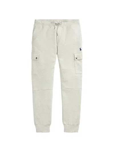 Polo Ralph Lauren Logo-embroidered Cargo Pants In White