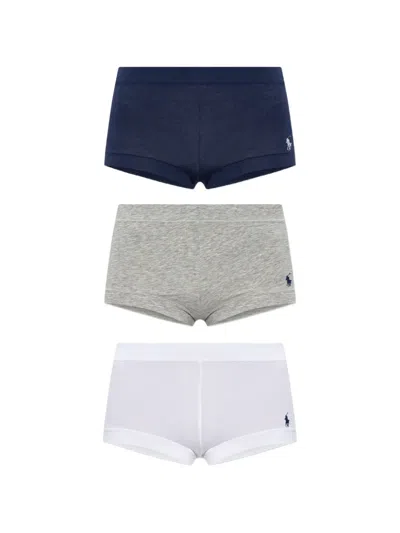Polo Ralph Lauren Logo-embroidered Cotton Boxer Briefs In Multi