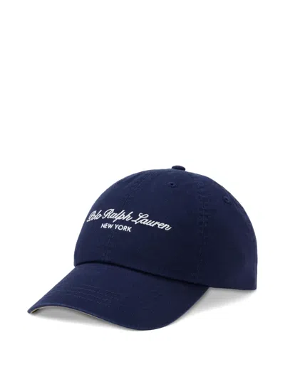 Polo Ralph Lauren Logo-embroidered Cotton Cap In Blue