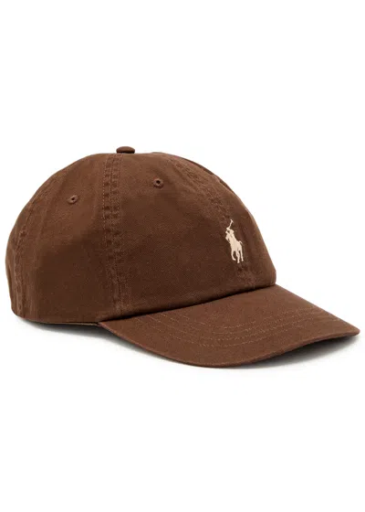 Polo Ralph Lauren Logo-embroidered Cotton Cap In Neutral
