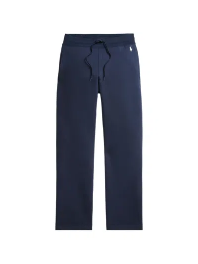 Polo Ralph Lauren Logo-embroidered Drawstring Track Pants In Blue