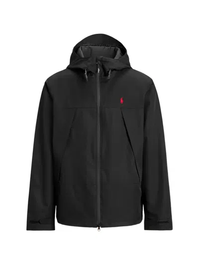 Polo Ralph Lauren Logo-embroidered Hooded Jacket In Multi