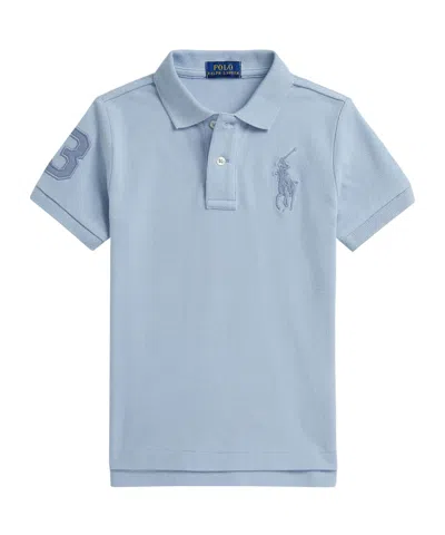 Polo Ralph Lauren Logo-embroidered Polo Shirt In Blue