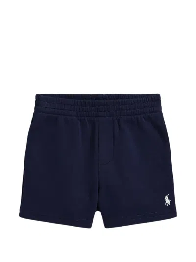 Polo Ralph Lauren Babies' Logo-embroidered Shorts In Blue