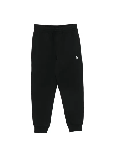 Polo Ralph Lauren Kids' Logo-embroidered Track Pants In Black