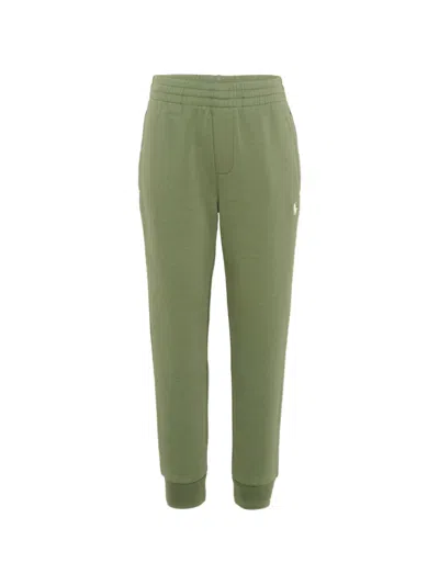 Polo Ralph Lauren Kids' Logo-embroidered Track Pants In Green