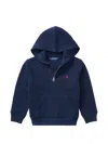 Polo Ralph Lauren Full Zip Hoodie   Teens In Blue
