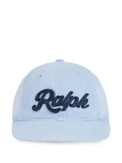 Polo Ralph Lauren Logo-patch Baseball Cap In Metallic
