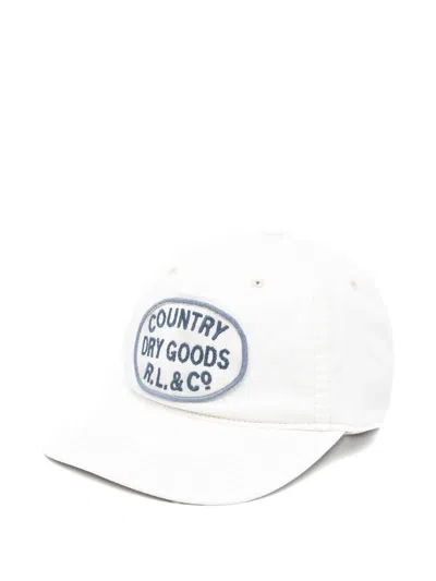 Polo Ralph Lauren Logo-patch Baseball Cap In White