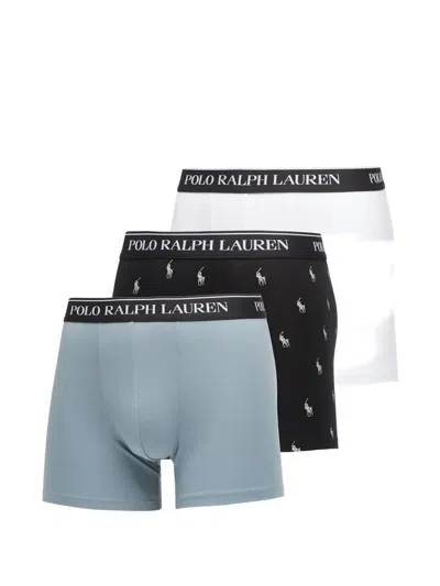 Polo Ralph Lauren Logo-waistband Boxers (set Of Three) In Multi